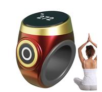 Chanting Counter - Mantra Beads Tally, Electronic Prayer Clicker | Finger Ring Counter for Buddhist Mind Practice Worship Tracker Compact Meditation Tool Spiritual Session Device Aid