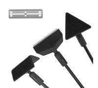 Chanumetal 3 in 1 Fish Tank Cleaning Kit, Fish Tank Cleaner Glass Scraper with Replacement Blade, Triangle Flat Brush & Right Angle Brush, Aquarium Glasses Cleaning Kit Algae Scraper