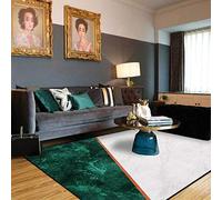 Chanxiang666 Big Area Floor Rug washable Rugs 40x60cm Modern gray-green marble pattern Living Room/Bedroom/Study/Coffee Table 40x60cm