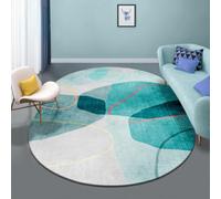 Chanxiang666 Oval Area Rug Soft Chic Rugs, Rug Lounge Bedroom Dining Room Home Decor, Soft Low Pile Carpets, Light green minimalist modern design Oval 150x200cm
