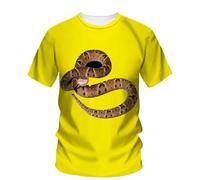CHANYI Mens 3D Print t-Shirts 3D Print Scary Snake T Shirt Men Python Animal Graphic Tees Summer Street Women O-Neck Tops Loose Harajuku T-Shirts