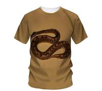 CHANYI Mens 3D Print t-Shirts 3D Print Scary Snake T Shirt Men Python Animal Graphic Tees Summer Street Women O-Neck Tops Loose Harajuku T-Shirts