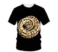 CHANYI Mens 3D Print t-Shirts 3D Print Scary Snake T Shirt Men Python Animal Graphic Tees Summer Street Women O-Neck Tops Loose Harajuku T-Shirts
