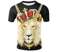 CHANYI Mens 3D Print t-shirts Summer Baroque T-Shirt 3D Digital Print T Shirt Men/Women Vintage Luxury Royal Print Golden Flower Brand Tshirt Camisetas