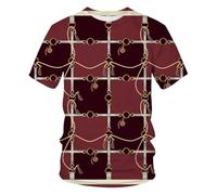 CHANYI Mens 3D Print t-shirts Summer Baroque T-Shirt 3D Digital Print T Shirt Men/Women Vintage Luxury Royal Print Golden Flower Brand Tshirt Camisetas