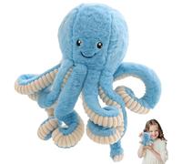 chanyi9588 Octopus Plush, Octopus Plushie 18cm Soft Cuddly Toy with Eight Tentacles, Ultra Soft Stuffed Animal Pillow for Kids, Baby Cuddly Toy and Nursery Decor, Best friend and Sleeping partner