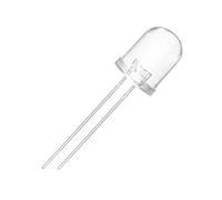 Chanzon 10 pcs 10mm 850nm IR Emitter LED Diode Lights Night Vision Camera (Clear Round Infrared 850 nm DC 1.5V 30mA) Lighting Bulb Lamps Electronics Components Light Emitting Diodes