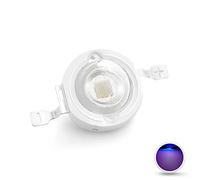 CHANZON 10 pcs High Power Led Chip 3W Purple Ultraviolet (UV 390nm / 400mA - 500mA / DC 3V - 3.4V / 3 Watt) SMD COB Light Emitter Components Diode 3 W Ultra Violet Bulb Lamp Beads DIY Lighting