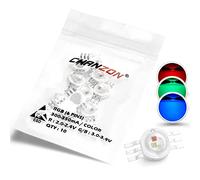 CHANZON 10 pcs High Power Led Chip 3W RGB 6 pins (300mA - 350mA for Each Color 3 Watt) Multicolor Super Bright Intensity SMD COB Light Emitter Components Diode 3 W Bulb Lamp Beads DIY Lighting