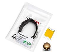 Chanzon 100 pcs 0805 Warm White 3000K SMD LED Diode Lights (Small Surface Mount Chip 2.0mm x 1.2mm for PCB DC 3V 20mA) Super Bright Lighting Bulb Lamps Electronics Components Light Emitting Diodes