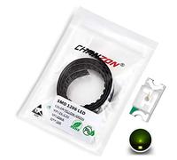 Chanzon 100 pcs 1206 Yellow-Green SMD LED Diode Lights (Small Surface Mount Chip 3.2mm x 1.6mm for PCB DC 2V 20mA) Lighting Bulb Lamps Electronics Components Light Emitting Diodes