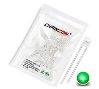 Chanzon 100 pcs 2x3x4 mm Green LED Diode Lights (Square Rectangle Clear Transparent DC 3V 20mA) Lighting Bulb Lamps Electronics Components Light Emitting Diodes