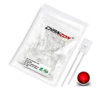 Chanzon 100 pcs 2x5x7 mm Red LED Diode Lights (Square Rectangle Clear Transparent DC 2V 20mA) Lighting Bulb Lamps Electronics Components Light Emitting Diodes