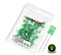 Chanzon 100 pcs 2x5x7 mm Yellow-Green LED Diode Lights (Square Rectangle Colored Lens Diffused DC 2V 20mA) Lighting Bulb Lamps Electronics Components Light Emitting Diodes