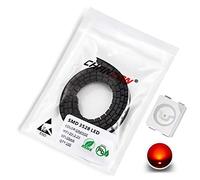 Chanzon 100 pcs 3528 (1210) Orange(Amber) SMD LED Diode Lights Chips (Surface Mount PLCC 3.5mm x 2.8mm DC 2V 20mA) Super Bright Lighting Bulb Lamps Electronics Components Light Emitting Diodes