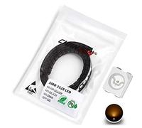 Chanzon 100 pcs 3528 (1210) Yellow SMD LED Diode Lights Chips (Surface Mount PLCC 3.5mm x 2.8mm DC 2V 20mA) Super Bright Lighting Bulb Lamps Electronics Components Light Emitting Diodes