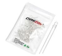 Chanzon 100 pcs 3mm 940nm IR Emitter LED Diode Lights (Clear Round Infrared 940 nm DC 1.2V 30mA 100mW) Lighting Bulb Lamps Electronics Components Light Emitting Diodes