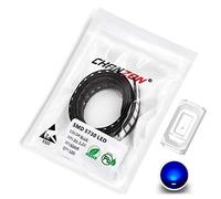 Chanzon 100 pcs 5730 (5630) Blue SMD LED Diode Lights (Surface Mount Chip 5.7mm x 3.0mm DC 3V 60mA 0.2W) Super Bright Lighting Bulb Lamps Electronics Components Light Emitting Diodes