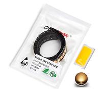 Chanzon 100 pcs 5730 (5630) Warm White 3000K SMD LED Diode Lights Chip (5.7x3.0mm DC 3V 150mA 0.5W 50-55LM) High Intensity Super Bright Lighting Bulb Lamps Electronics Components Light Emitting Diodes