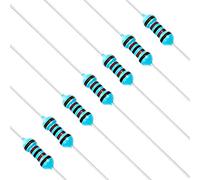 Chanzon 100pcs 1/4W (0.25W) 12K Ω ohm Metal Film Fixed Resistor 0.01 ±1% Tolerance 12KR MF Through Hole Resistors Current Limiting Rohs Certificated