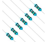Chanzon 100pcs 1/4W (0.25W) 150K Ω ohm Metal Film Fixed Resistor 0.01 ±1% Tolerance 150KR MF Through Hole Resistors Current Limiting Rohs Certificated