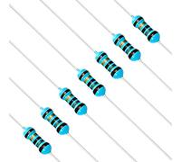 Chanzon 100pcs 1/4W (0.25W) 18 Ω ohm Metal Film Fixed Resistor 0.01 ±1% Tolerance 18R MF Through Hole Resistors Current Limiting Rohs Certificated