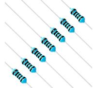 Chanzon 100pcs 1/4W (0.25W) 1K Ω ohm Metal Film Fixed Resistor 0.01 ±1% Tolerance 1KR MF Through Hole Resistors Current Limiting Rohs Certificated