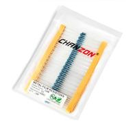 Chanzon 100pcs 1/4W (0.25W) 22K Ω ohm Metal Film Fixed Resistor 0.01 ±1% Tolerance 22KR MF Through Hole Resistors Current Limiting Rohs Certificated