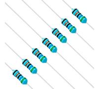 Chanzon 100pcs 1/4W (0.25W) 560K Ω ohm Metal Film Fixed Resistor 0.01 ±1% Tolerance 560KR MF Through Hole Resistors Current Limiting Rohs Certificated