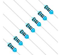 Chanzon 100pcs 1/4W (0.25W) 62K Ω ohm Metal Film Fixed Resistor 0.01 ±1% Tolerance 62KR MF Through Hole Resistors Current Limiting Rohs Certificated