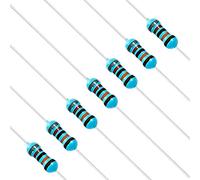 Chanzon 100pcs 1/4W (0.25W) 820K Ω ohm Metal Film Fixed Resistor 0.01 ±1% Tolerance 820KR MF Through Hole Resistors Current Limiting Rohs Certificated