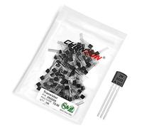 Chanzon 2N2222A TO-92 NPN Power Bipolar Junction Transistor, High Frequency Amplifying Component (Pack of 100pcs)