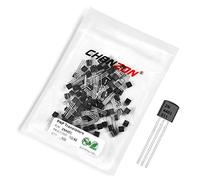 Chanzon 2N4403 TO-92 PNP Power Bipolar Junction Transistor, Silicon Material, Maximum Voltage Resistance (Pack of 100pcs)