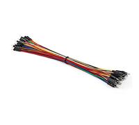 Chanzon 40pcs 20cm long Male to Male Header Jumper Wire Dupont Cable Line Connector 40 pin Solderless Multicolored for Arduino Raspberry pi Electronic Breadboard Protoboard PCB Board