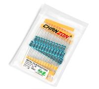 Chanzon 50pcs 1W 100K Ω ohm 100000r Metal Film Fixed Resistor 0.01 ±1% Tolerance 100KR MF Through Hole Resistors Current Limiting Rohs Certificated