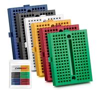 Chanzon 6 pcs Mini Breadboard with 170 Tie Points SYB-170 Solderless Prototype Kit (6 PCB Bread Board plus Adhesive Back for Small DIY Kits Arduino Raspberry rasp Pi Proto Project