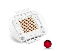 CHANZON High Power Led Chip 100W Far Red Plant Grow Light (730nm / Input 3000mA / DC 18V - 20V / 100 Watt) SMD COB Emitter Diode Components 100 W Bead for DIY Growing Lamps