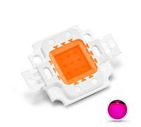 CHANZON High Power Led Chip 10W Full Spectrum Plant Grow Light (380nm - 840nm / 900mA / DC 9V - 11V / 10 Watt) SMD COB Emitter Diode Components 10 W Bead for DIY Hydroponic Flowers Growing Lamp