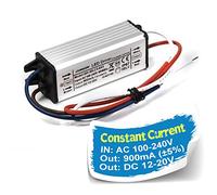 Chanzon LED Driver 900mA (Constant Current Output) 12V-20V (Input 85-277V AC-DC) (4-6) x3 12W 15W 18W 20W IP67 Waterproof Power Supply 900 mA Lighting Transformer for High Power COB Chips (Aluminium)