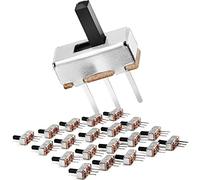 Chanzon SPDT Mini Micro Slide Switch 1p2t 2 Position 20pcs 5mm Toggle Vertical Slide Switch Panel Mount Small High Knob Vertical For PCB Arduino Breadboard Dip Miniature SlideSwitch