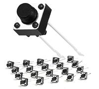 Chanzon Tactile Tact Push Button Switch 6x6x6mm Micro Momentary Tact Switch 2 pin 20Pcs SPST Dip Touch Switch Pushbutton Switches for Breadboard Arduino PCB Electronic Circuit Board