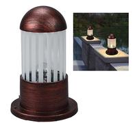 Chao Zan E27 IP55 Outdoor Bollard Post Light Garden Modern Cylinder Contemporary Patio Terrace Garden Path Drive Door Gate Driveway,Bulb not Included (A)