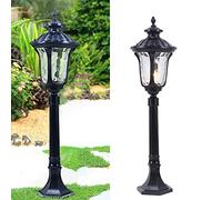 Chao Zan Outdoor Post Light - Outdoor Candelabra Providing a Secure Light at Night - Post Light with an Attractive Appearance - Weatherproof IP55-1 x 60W E27 Bulb,Bulbs not Included (C)