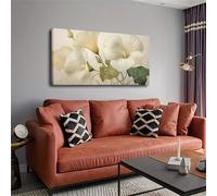 CHAOJIART Large Decorative Painting Featuring a Elegant Morning Glory Canvas Painting Wall Art Suitable for Home Living Room Decor(65x130cm/Frameless)