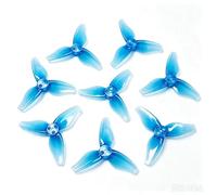 ChaonGhemieux 2.0 Inch 2215-3 Three-blade Drone Propeller, 4 Pairs PC Prop Blades, Suitable for 2.2 Inch Bare Frame(Blue)