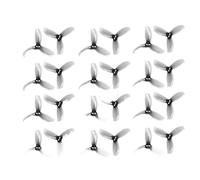 ChaonGhemieux 24Pcs/12Pairs D2.5 3-Blade 2.5Inch PC FPV Propeller 1.5mm Hole for 1404 Motor FPV Drone, for SpeedyBee BEE25, D-ji O4 Air Unit(Grey)