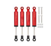 ChaonGhemieux 4Pcs RC Shock Absorber Damper 70-110mm Compatible With 1/10 SCX10 RBX10(4PCS 90mm Red)
