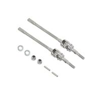ChaonGhemieux Heavy Duty CVD Drive Shaft Dogbone for Axial SCX10-II 90046 90047(Silver front)