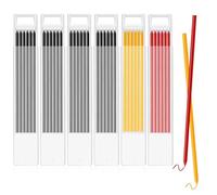 Chaoowr 36Pcs Refills for Carpenter Pencils, 2.8mm for Tracer/Pica, Solid Deep Hole Lead, Replacement for Mechanical Construction Scribe, 3 Colors