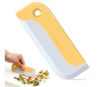 Chaoowr Small Squeegee, Flexible Rubber Car Window Squeegee, Mini Squeegee for Mirrors Windows Glass and Surfaces in the Kitchen Bathroom Car (Yellow)